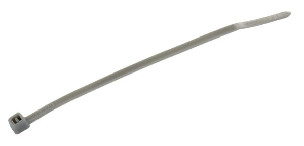 Kabelová stahovací páska 2,5 x 100 mm, šedá, 100 ks