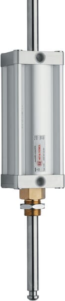 Vérin pneumatique 4"+ tige de piston traversante — réf. 4000572MZ