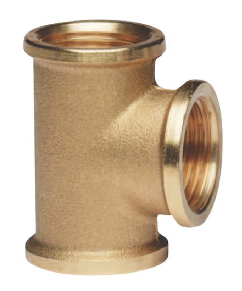 Té en laiton 3xF 1/4" · réf. FG13014MS