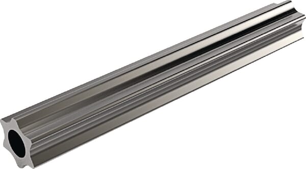 Tube profilé intérieur AW35S, AW36, couleur citron, diamètre 51 x 43 x 4 mm, longueur : 1 000 mm · réf. 6305100100