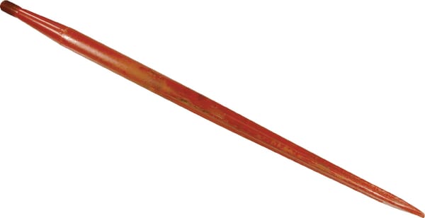 Dent de chargeur, droite, section étoile 45x1020mm, pointe pointue avec écrou M27x1,5mm, rouge · réf. 23501500ET