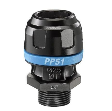 Douille en aluminium de diamètre 25 mm 1/2" · réf. PPS1MM2512
