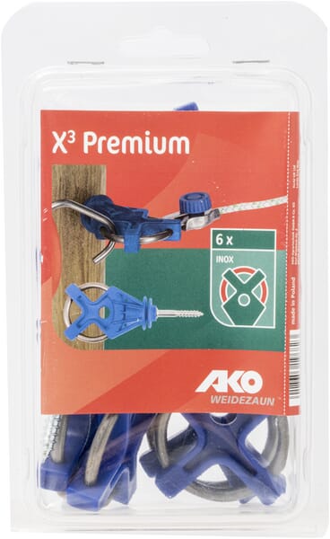 Isolateur de porte X³ bleu inoxydable (6x) vue 4