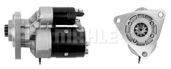 Démarreur 12 V, 3,3 kW, 10 dents, CW, Mahle · réf. MS999