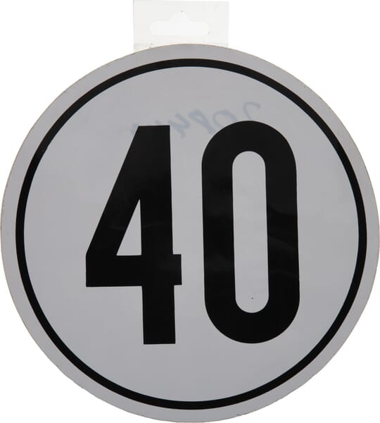Autocollant 40 Km/H — réf. AC446979