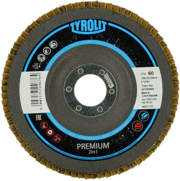 Disque à lamelles 125 mm K60 Form 27A · réf. 34780060