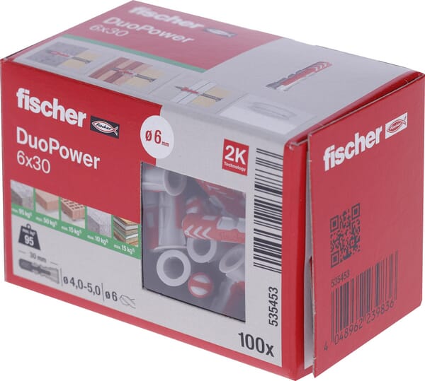 Prise Duopower 6x30 100 pcs · réf. 535453