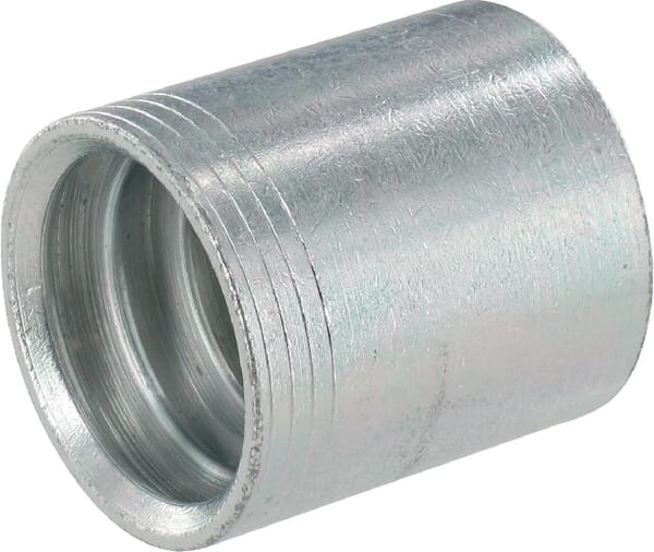 Jupe à sertir Ø45.7x50.8mm DN20 acier / zingué / blanc passivé Gates · réf. 12GS1F4