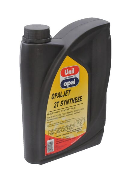 Huile moteur 2 temps 100% synthèse 2l Unil Opal · réf. SP111250UO