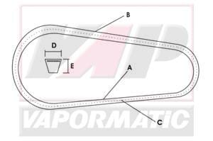 Hnací řemen 6700li