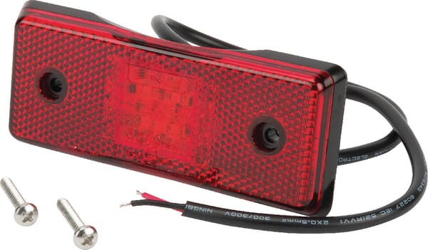 Feu de gabarit LED rectangle rouge — réf. L4602LDV