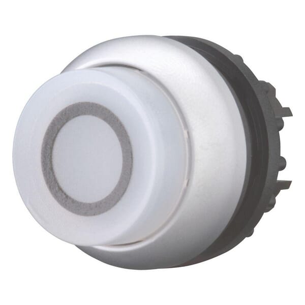 Bouton-pous. lumineux blanc 0 vue 5
