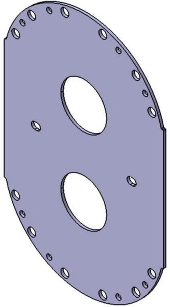 Plaque de protection du boîtier — réf. 13603400