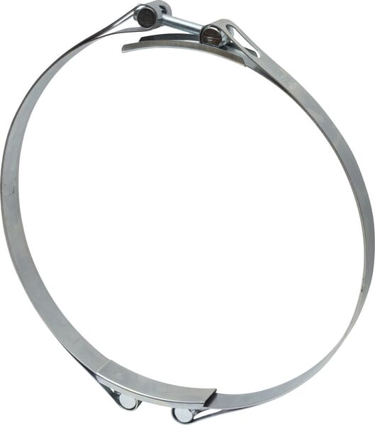 Hadicová spona dvojitá, 270–280 mm, dvojitý šroub, DIN912, pozinkovaná, Kramp