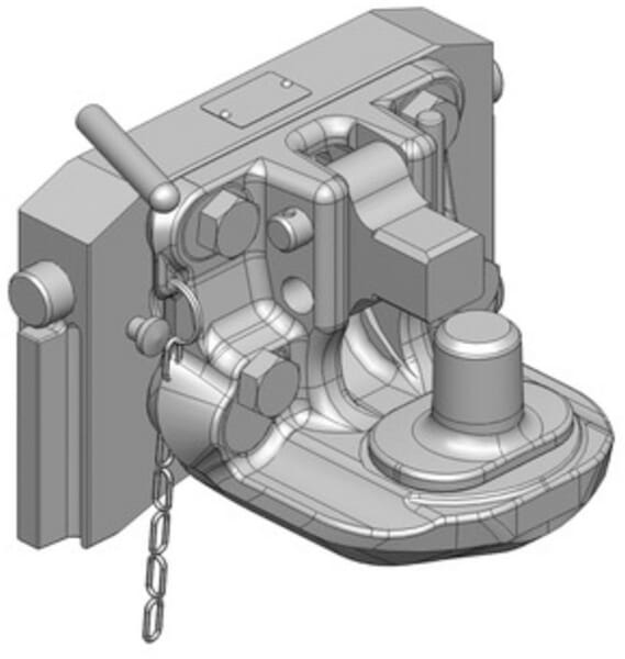 Support piton 320mm vue 2
