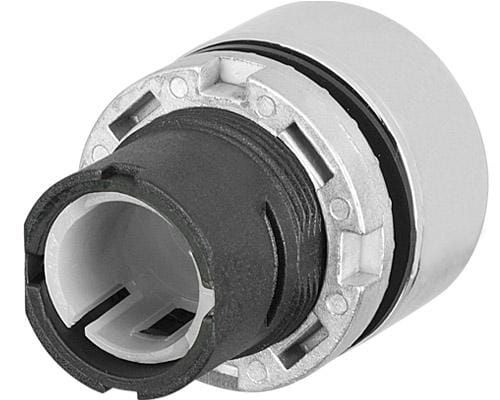 Bouton poussoir lumineux vert vue 2