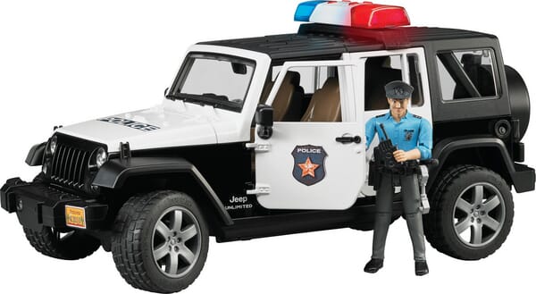Voiture de police Jeep Rubicon · réf. U02526
