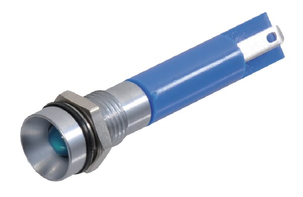 Témoin lumineux bleu LED 24V · réf. Q8R1GXXB24E