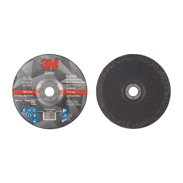 Brusný kotouč pro hrubé broušení 51750 T27 180x7x22,23 mm