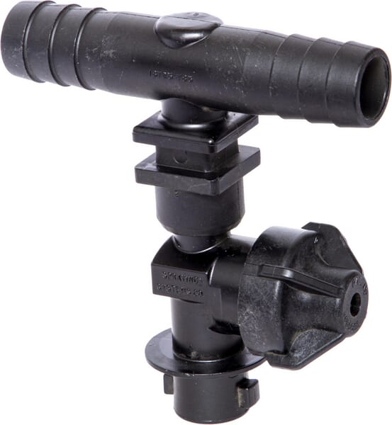 Porte-buses T double 3/4" vue 3