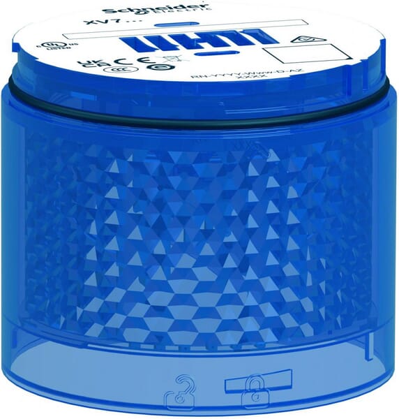 Module d'éclairage LED bleu — réf. XVB7C26