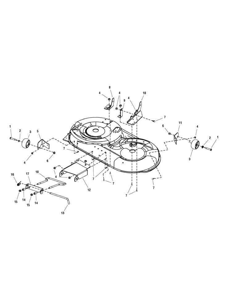 Žací jednotka 38" a 42" rám