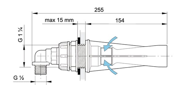 Injecteur 2 mm cer. vue 3