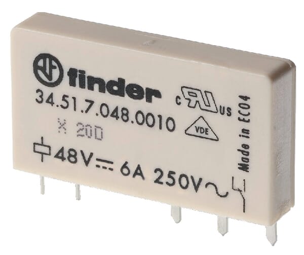 Ins./Rel. cir. impr. 12V,6A,1W · réf. 345170120010