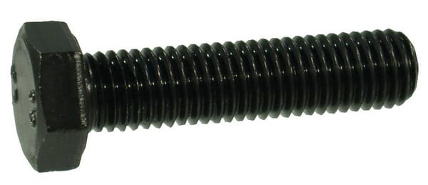 Boulon hexagonal entièrement fileté M4x8 8.8 noir — réf. 93348B