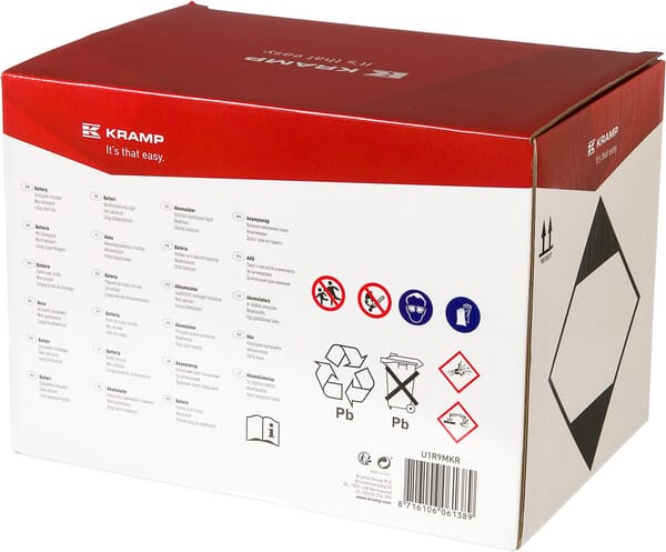 Batterie U1-R 12V 24Ah 200A Kramp vue 3
