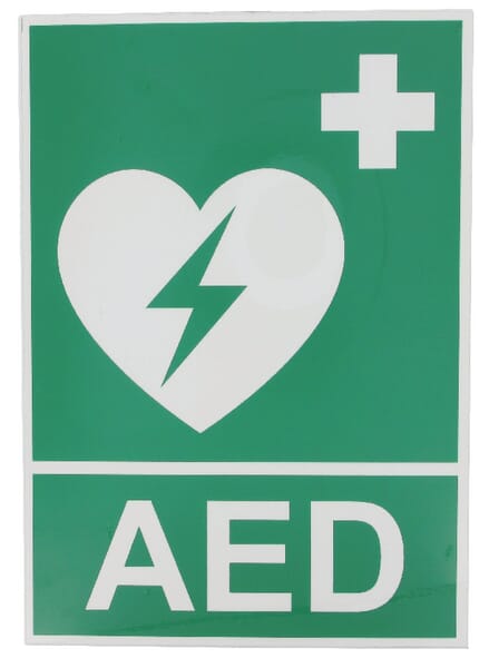 Štítek 148x210mm AED