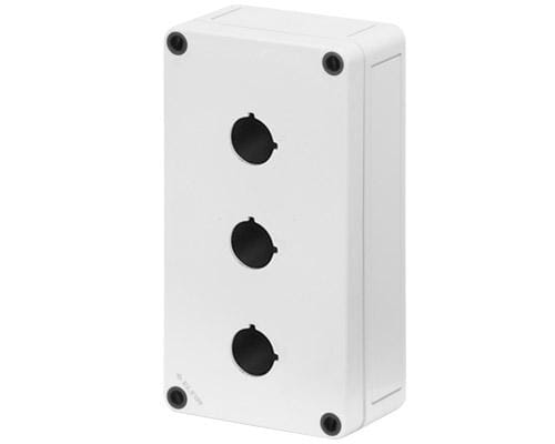 Boîtier touch. 3 hl 22 mm H=57 mm · réf. 080CS09185P3