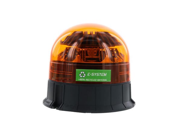 Gyrophare LED, 17W, 12-24V, ambre, à visser, Ø 127x174mm, E-VENUS par Sacex — réf. 2143L35E08