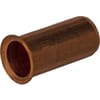 Tube support for copper pipe
