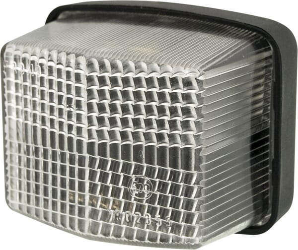 Feu de gabarit carré, 12/24V, blanc, à visser, 70x58mm, Promot — réf. 1400690700