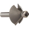 Carbide end mill with 45 ° bearing