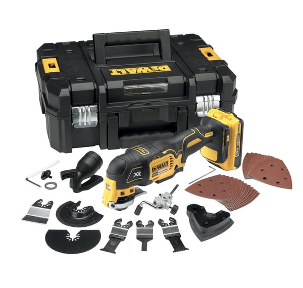 Multi-cutter XR 18V 2Ah + batterie · réf. DCS355D2QW
