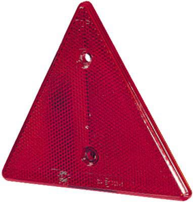 Catadioptre triangle rouge 135x156 mm à visser — réf. 8RA002020002