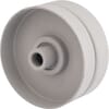 Flat pulleys/tension pulleys without flange with bearing