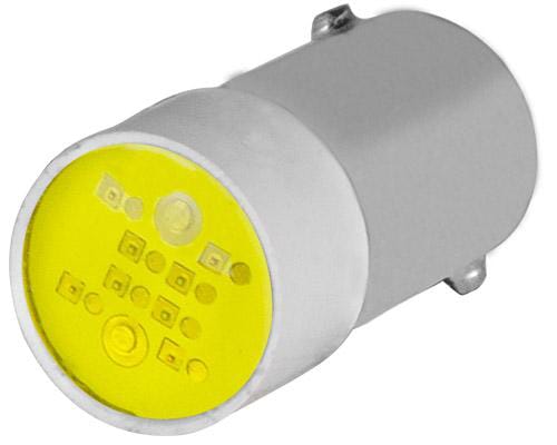 Lampe à LED BA9S, 12V jaune · réf. 010BA9SLG12