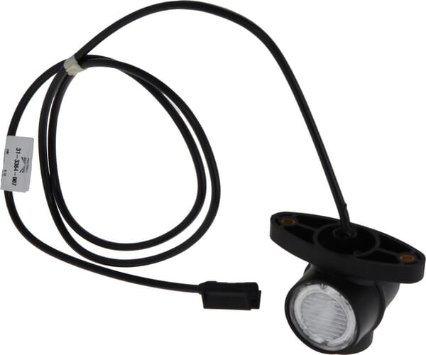 Feu de position LED Superpoint III, rond, 24V, rouge/blanc/orange, vissé sur fiche DC — réf. 313364007