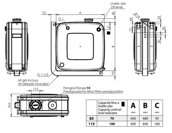Réservoir 115L 650x650 + Kit Monosupport vue 3