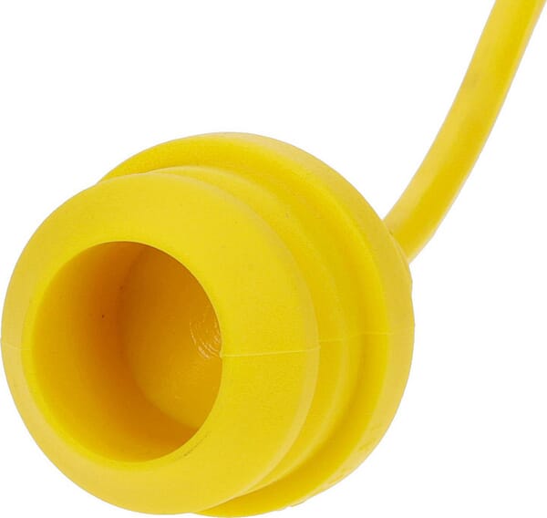 Bouchon anti-poussière PVC jaune pour 1" ANV femelle vue 4
