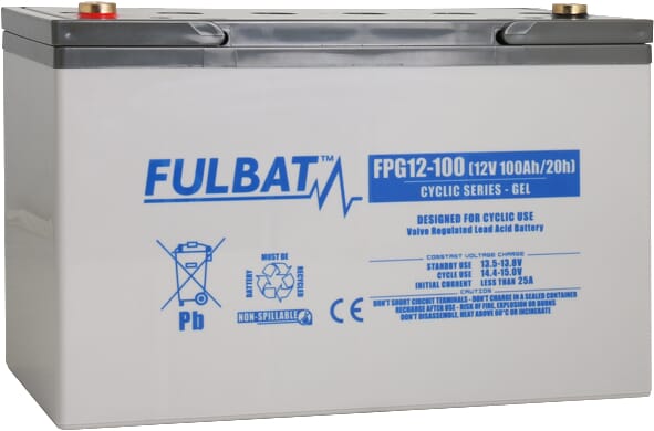 Batterie GEL 12 V 100 Ah · réf. FPG12100