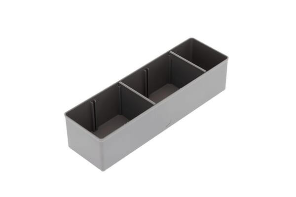 Úložný box 260x78x63mm, šedý plast, 2 přihrádky, I3 od Gedore