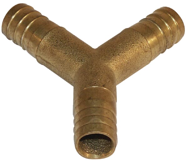 Hadicová spojka Y 120° mosaz