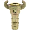 Claw couplings with hose end and brass gasket