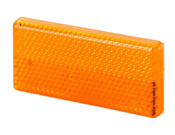 Catadioptre rectangle orange 70x31,5mm autocollant · réf. 8RA004412001