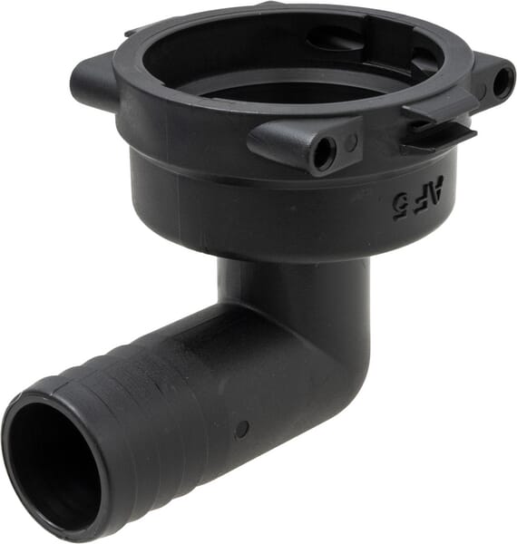 Raccord à fourche, femelle 90° AF5, embout de tuyau 25 mm · réf. 8419504