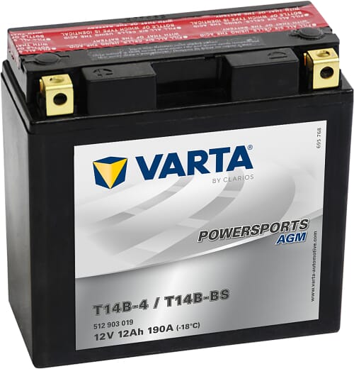 Käynnistysakku Varta 12V 12Ah 190A - Auton Akut ja Ajoneuvoakut - 513903019I314PS - 1